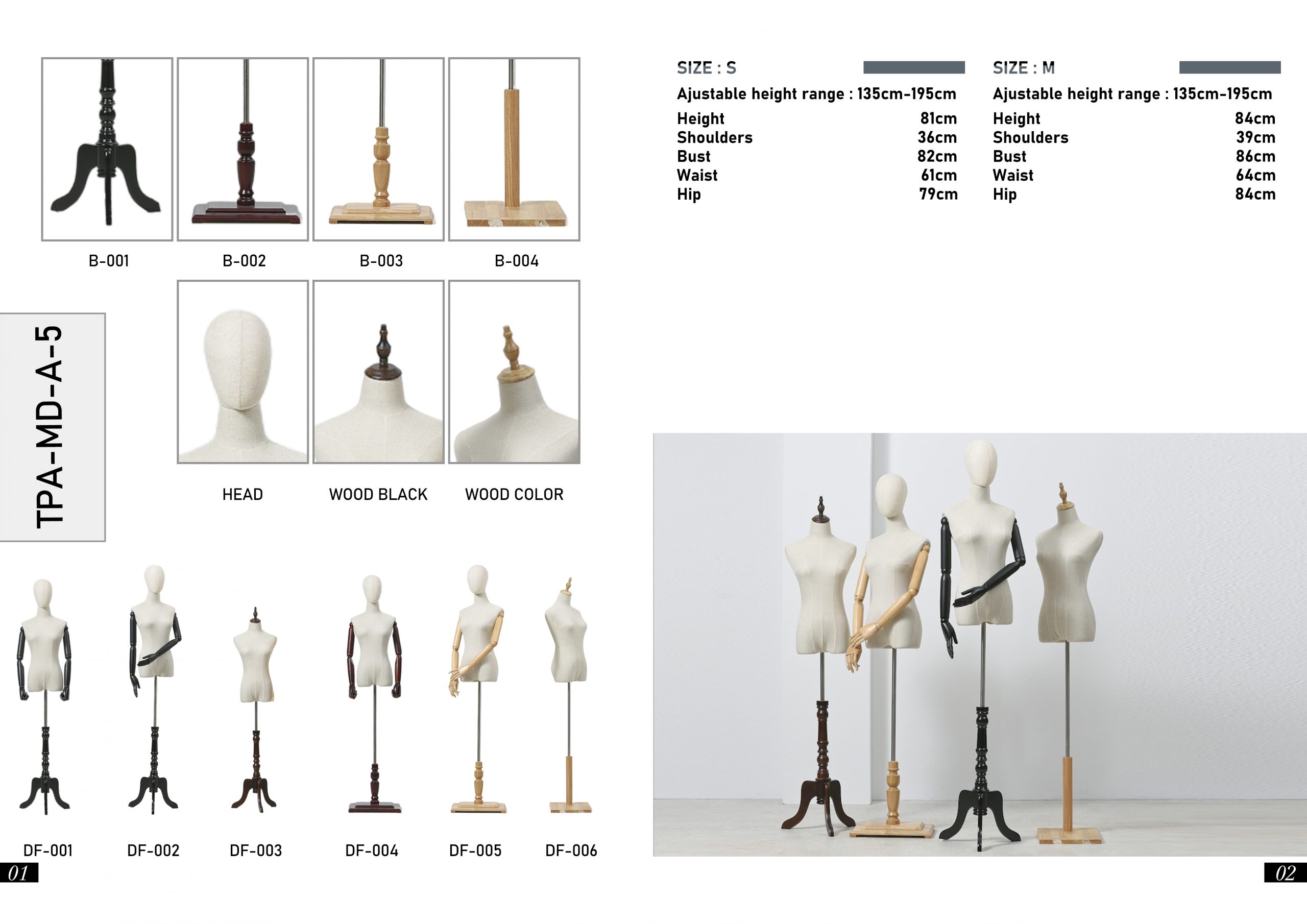 Fabric form mannequins