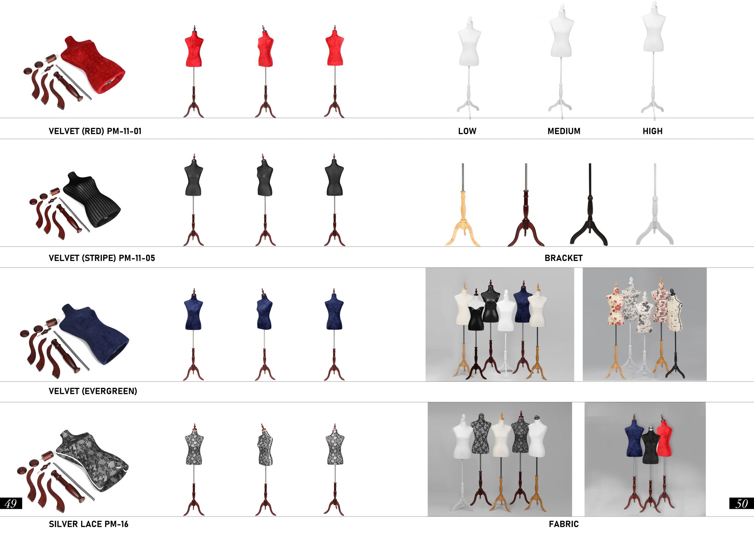 Fabric fashion form